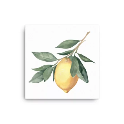Lemon Fruit Canvas Print Wall Art