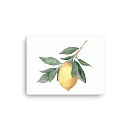 Lemon Fruit Canvas Print Wall Art