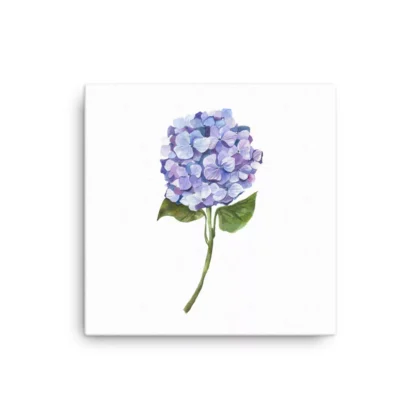 Lilac Hydrangea Canvas Print Wall Art