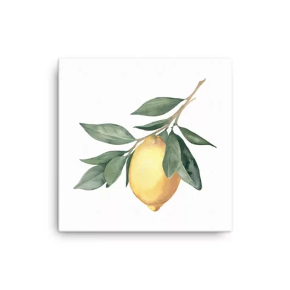 Lemon Fruit Canvas Print Wall Art