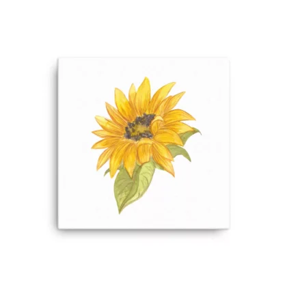Sunflower Canvas Print Wall Art
