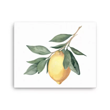 Lemon Fruit Canvas Print Wall Art