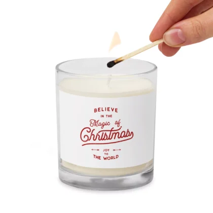 Christmas Magic Soy Wax Candle in Glass Jar