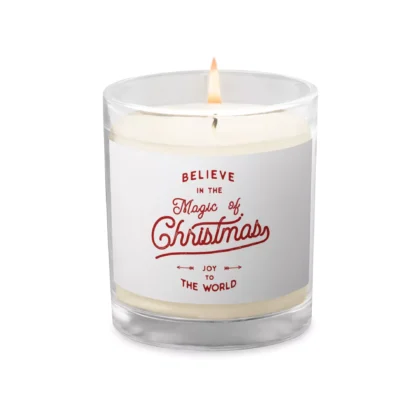Christmas Magic Soy Wax Candle in Glass Jar