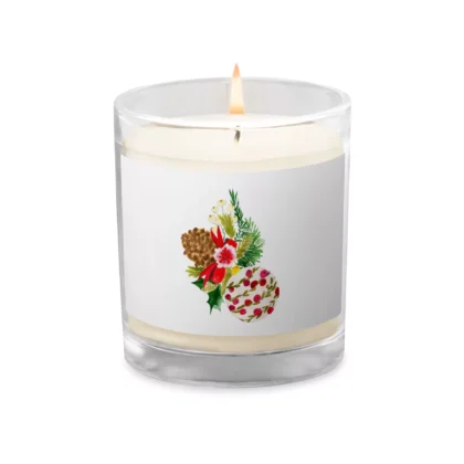Christmas Spirit Soy Wax Candle in Glass Jar