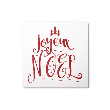 Joyeux Noel Metal Prints