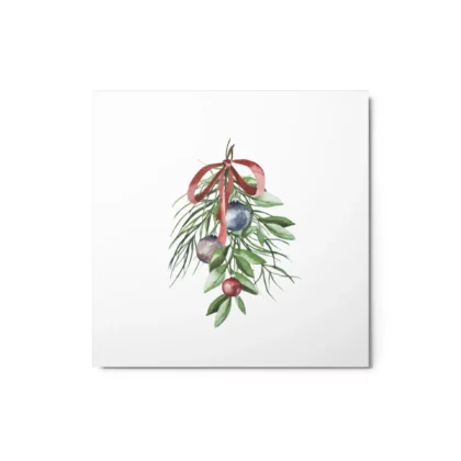 Mistletoe Metal Wall Art