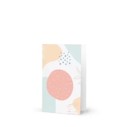 Boho Abstract 1 Greeting Card