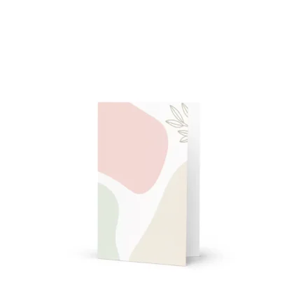 Boho Abstract 3 Greeting Card