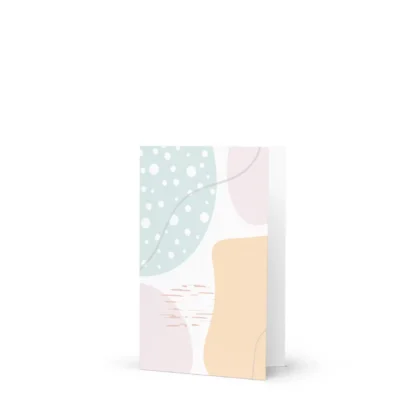 Boho Abstract 4 Greeting Card