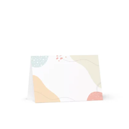 Boho Abstract 5 Greeting Card