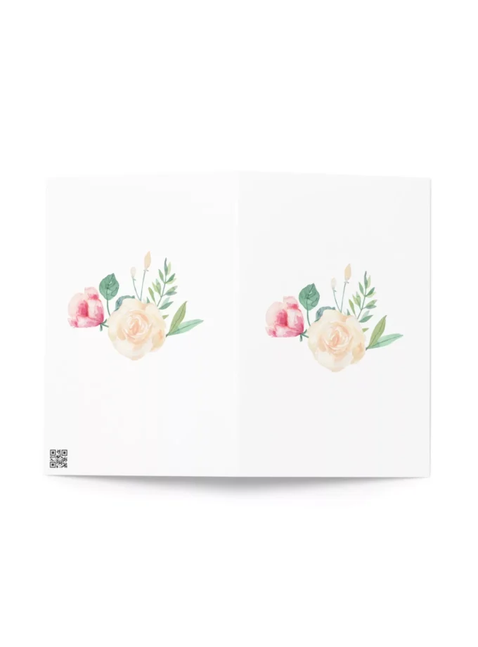 Rose Bouquet 1 Floral Card