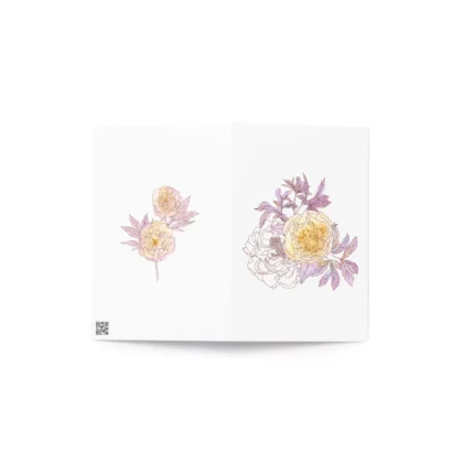 Peonies 1 Floral Card