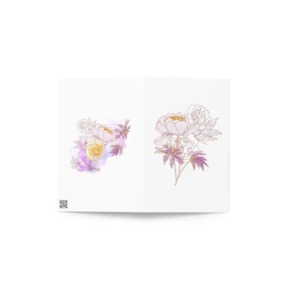 Peonies 2 Floral Card