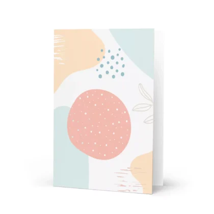 Boho Abstract 1 Greeting Card