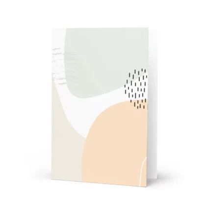 Boho Abstract 2 Greeting Card