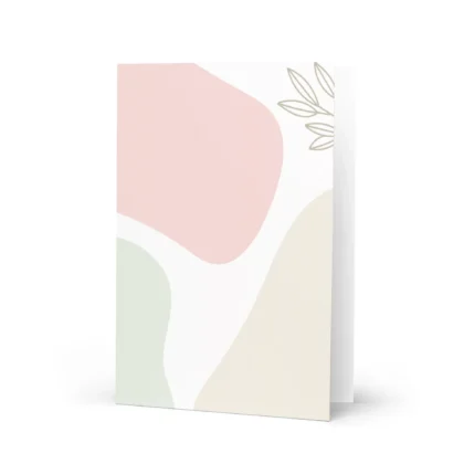 Boho Abstract 3 Greeting Card