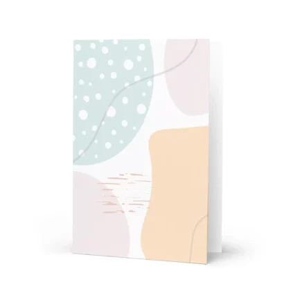 Boho Abstract 4 Greeting Card