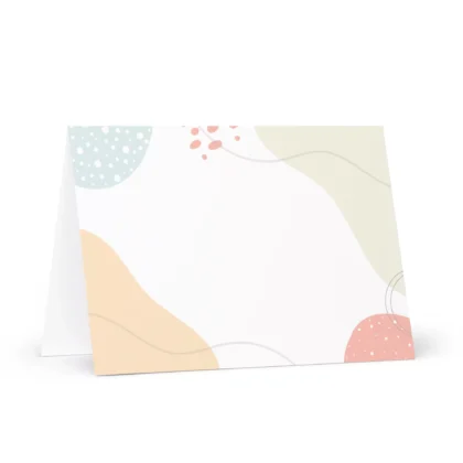 Boho Abstract 5 Greeting Card