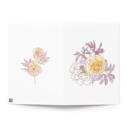 Peonies 1 Floral Card