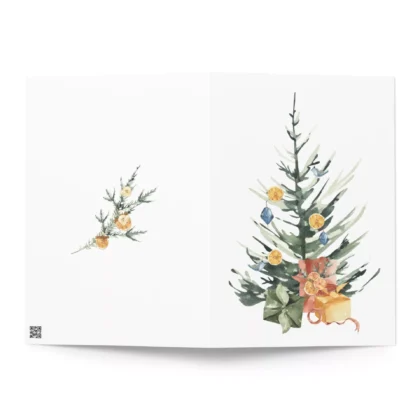 Christmas Fig Tree Greeting Card