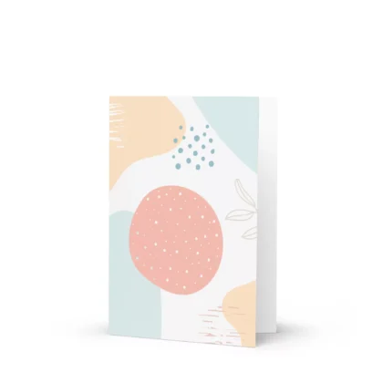 Boho Abstract 1 Greeting Card