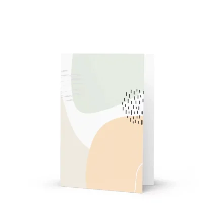 Boho Abstract 2 Greeting Card