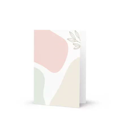 Boho Abstract 3 Greeting Card