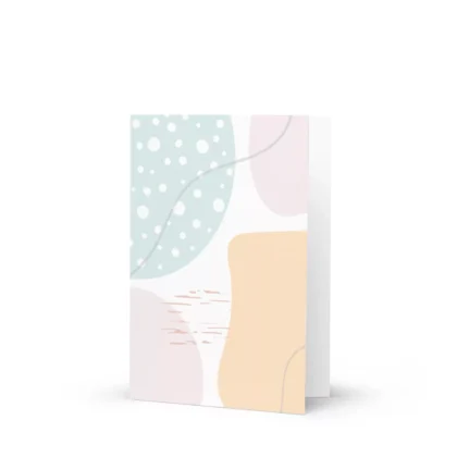Boho Abstract 4 Greeting Card