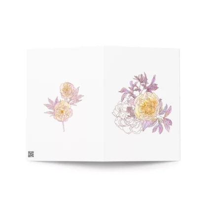 Peonies 1 Floral Card