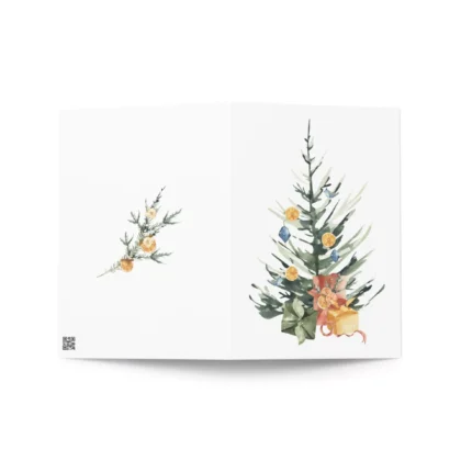 Christmas Fig Tree Greeting Card