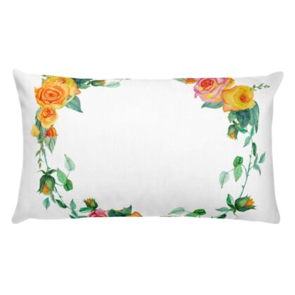 Floralwreath 6 Pillow
