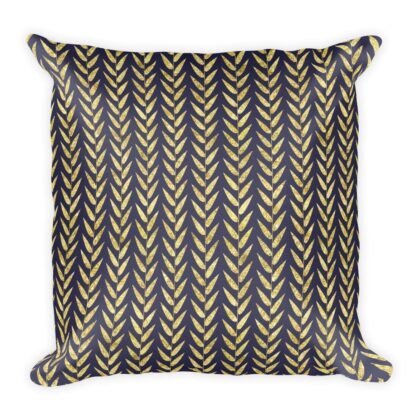 Martinique Leafy Dark Pillow