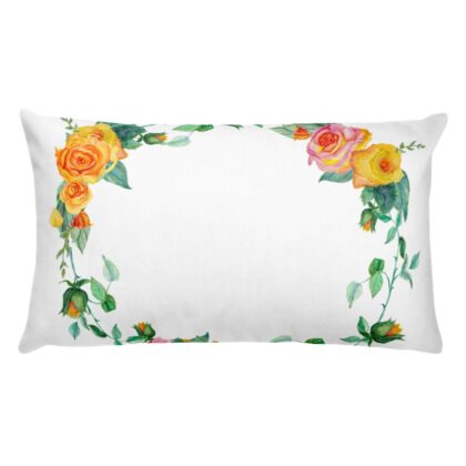 Floralwreath 6 Pillow