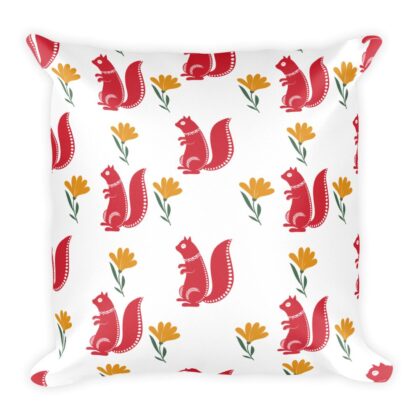 Forest Squirrel Pillow