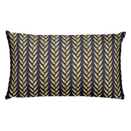 Martinique Leafy Dark Pillow