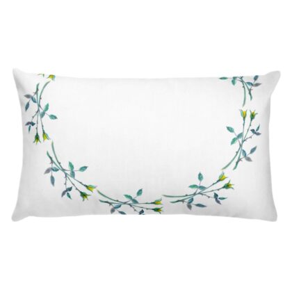 Floralwreath 1 Pillow