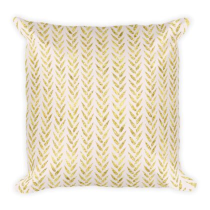 Martinique Leafy Pink Pillow