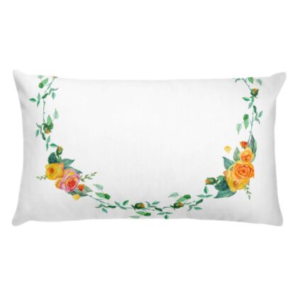 Floralwreath 4 Pillow