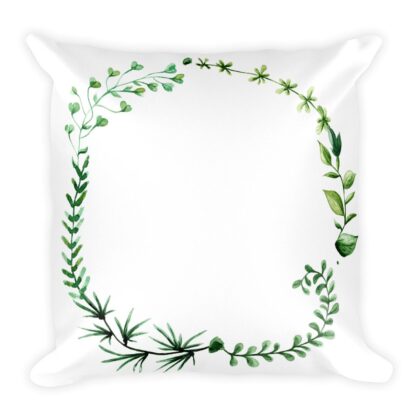 Botanicalwreath 8 Pillow
