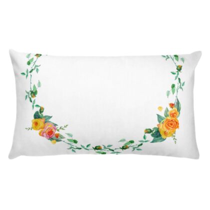 Floralwreath 4 Pillow