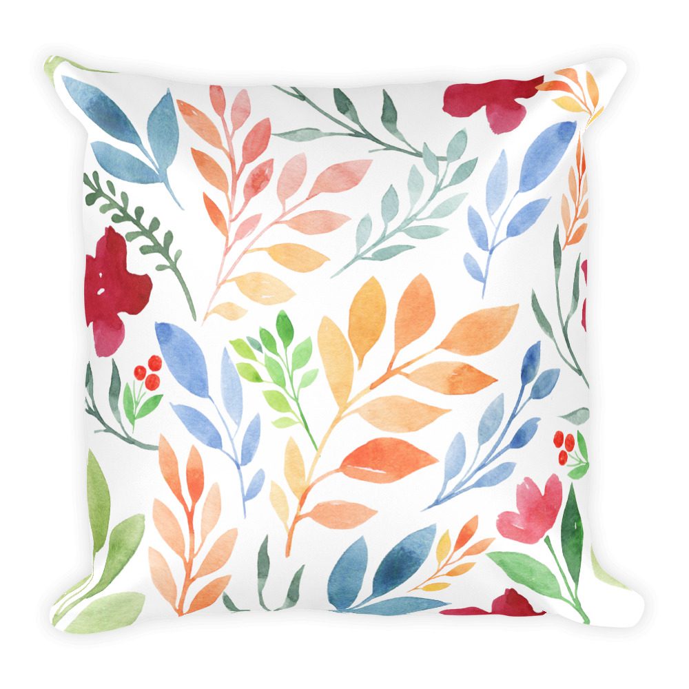 Rainbow Leaves Pillow - Image 4