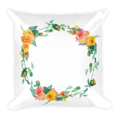 Floralwreath 6 Pillow