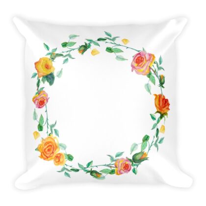 Floralwreath 5 Pillow