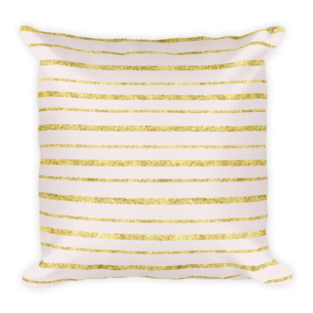 Martinique Stripes Pink Pillow - Image 4
