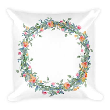 Floralwreath 8 Pillow