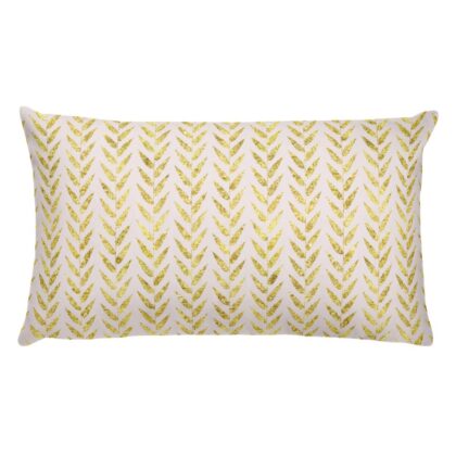 Martinique Leafy Pink Pillow