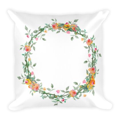 Floralwreath 7 Pillow