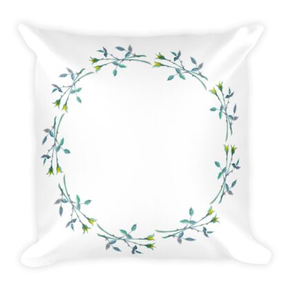 Floralwreath 1 Pillow