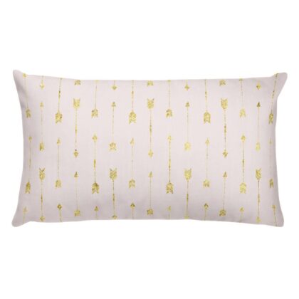 Martinique Arrows Pink Pillow